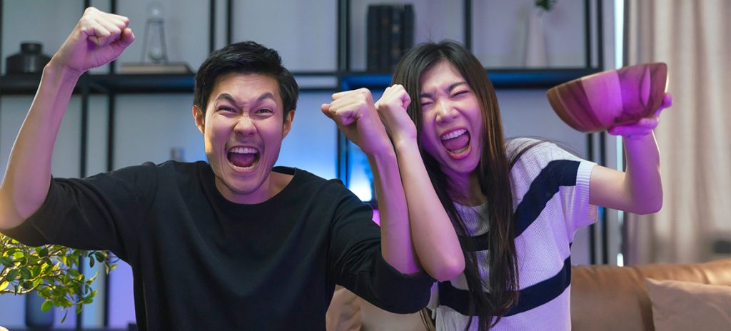 Eating this while watching European Cup!